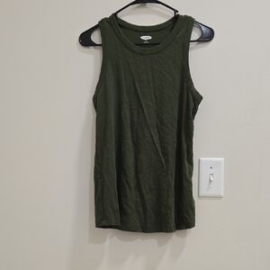 Old Navy Dark Green Tank Top **NWOT**